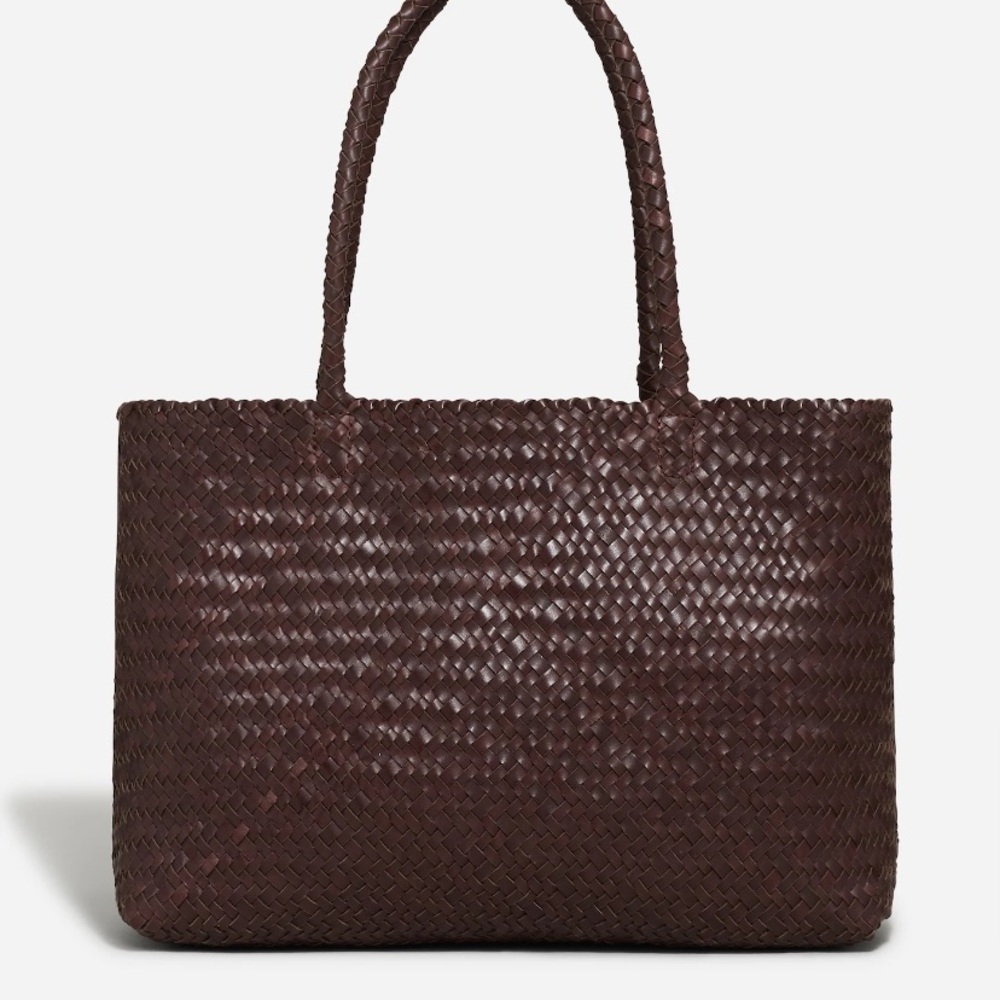 Madewell The Handwoven Leather Tote